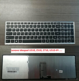 Klávesnice na Lenovo Ideapad U510, Z510, Z710;; Y500, Y510 - 2