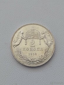 Mince 2 koruna 1914 Kb - 2