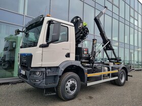 MAN 4x4 TGM 18.290 NOSIČ KONTEJNERU + RUKA HIAB - 2