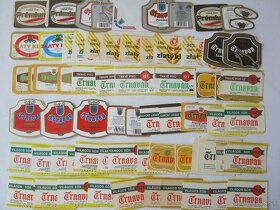 pivní pivné etikety pivovar Trnava 206ks 1974-2003 - 2