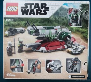 LEGO STAR WARS  75312 Boba Fett a jeho kosmická loď NOVÉ - 2