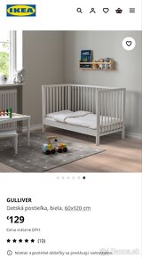 IKEA postelka GULLIVER 60x120 cm - 2