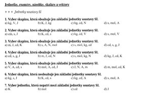 Modelovky a predošlé testy na LF MUNI (pdf-formát) - 2