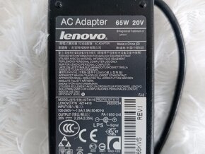 originálny adaptér pre ntb Lenovo 65W , žltá hrubá koncovka - 2