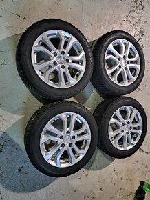 Predam Original elektrony Skoda 5x112 R16 a zimne pneu - 2