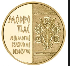 100 Eur zlatá minca MODROTLAC SK 2024 - 2