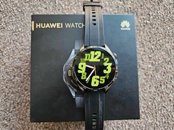 Huawei Watch GT4 46mm black, top, zaruka - 2