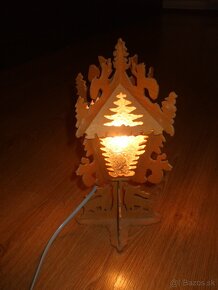 Drevená lampa - 2