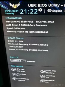 Ryzen 3600 /TUF GAMING B550-PLUS / 16GB - 2