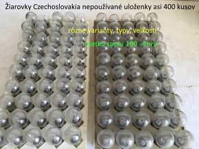 Autožiarovky 400 kusov do veteránových aut Czechoslovakia - 2