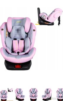 Nová autosedačka FARO 40-150cm, ISOFIX, otočná - 2