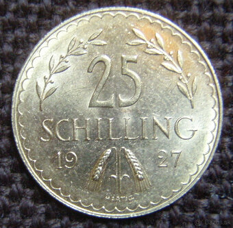 Predám 25Schilling 1927 - 2