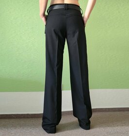 Nové luxusné čierne vlnené nohavice -Patrizia Pepe - 2