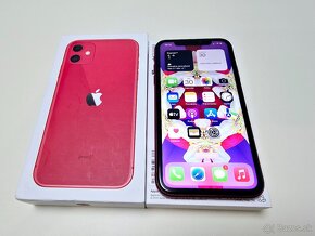 APPLE IPHONE 11 64GB RED ,Baterka 100% - 2