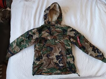 panska bunda Alpha Industries hpo anorak camo S - 2