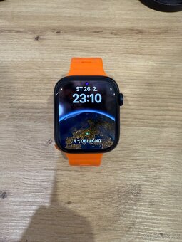 Predám Apple Watch Series 9 GPS 45 mm temne atramentový hlin - 2