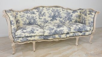 Zámecké sofa - masiv - po renovaci - 2