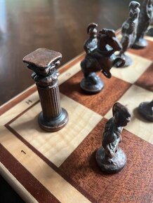 Historické Starožitné Šachy Vintage Retro - 2