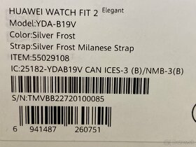 Hodinky Huawei Fit 2 silver - 2