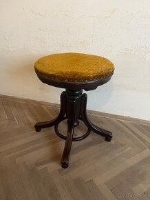 Starožitná otočná stolička thonet - 2