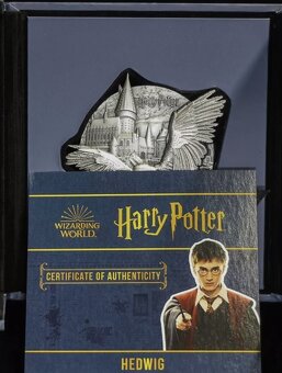 investičné strieborné mince proof Harry Potter Hedwiga - 2