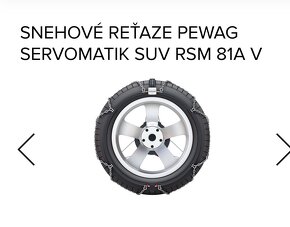 Predám snehove retaze PEWAG - 2