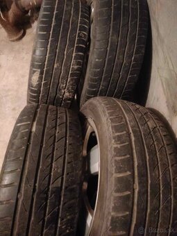 4ks alu disky orig. Škoda 5x100 r15 pneu 195/50 r15 - 2