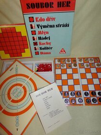 Retro hry Made in Czechoslovakia komplet stav - TOFA SEMILY - 2