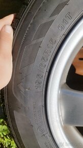 5x100 R15 195/65 r 15 zimné nové pneu 8 mm - 2