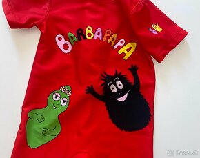 Barbapapa detske cervene jednodielne plavky H&M velkost 74 - 2