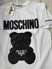 Moschino biele pánske tričko - 2