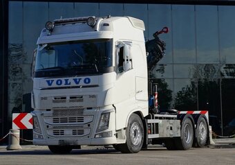 Volvo FH 550 - 6x2 - Tahač+HR-HMF 3220 K-8+Naviják–EURO 6 - 2