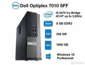 DELL OptiPlex, I5-3470, 8GB RAM, 256GB SSD,1000GB HDD,Win10 - 2