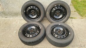 Predám zimné pneu Firestone 205/55 R16 91H na diskoch... - 2