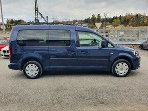 VW CADDY MAXI 1.6 TDI 75KW 7.MIESTNA R.V.2015 - 2