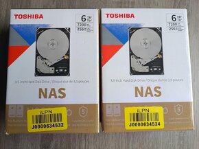 NOVÁ Toshiba 4/ 6/ 8/ 10/ 12/ 14/ 16/ 18TB N300 Pro - NAS. - 2