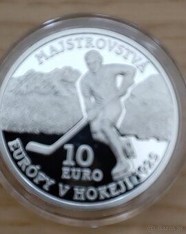 Predám  10e Majstrovstvá Európy v hokeji Proof+Bk - 2