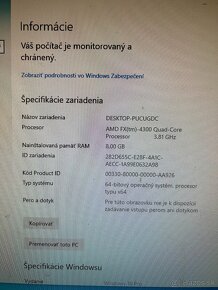 Predám PC Zalman Z1 - AMD FX4300, GTX 660, 8GB - 2