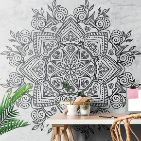 Vliesova tapeta Mandala - 150 x 100 cm - 2