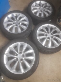 Predam alu orig 5x114,3-17 s pneu let 225/45-17 i30,ceed i40 - 2