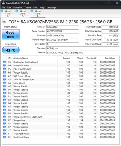 Toshiba 256GB M2 SSD HDD - 2