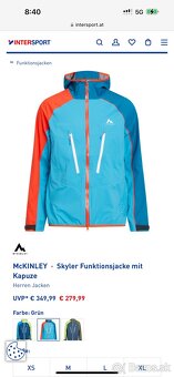 McKinley Skyler Aquamax Jacket M blue green bunda - 2