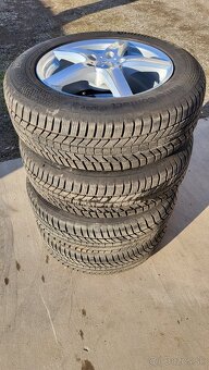 ALU disky DEZENT 5x112 R17 + zimné penu Continental 215/65 - 2