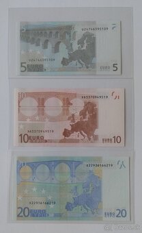 Set euro bankoviek 2002 UNC - 2