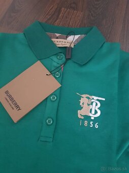 Nové dámske polo tričko Burberry zelené S,M,L,XL - 2