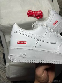 Air Force 1  Supreme white (biele) 44 - 2