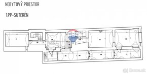 Predaj nebytových priestorov-suterén, 228 m2 v centre Košíc - 2