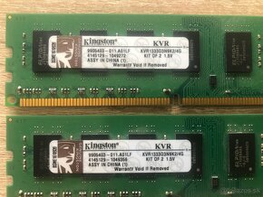 Kingston SDRAM 2x2GB DDR3 CL9 - 2