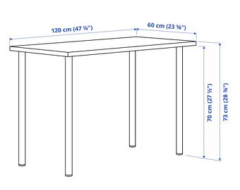 Pracovný stôl IKEA LAGKAPTEN / ADILS - 2