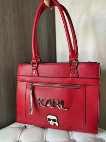 Karl Lagerfeld kabelka červená - 2